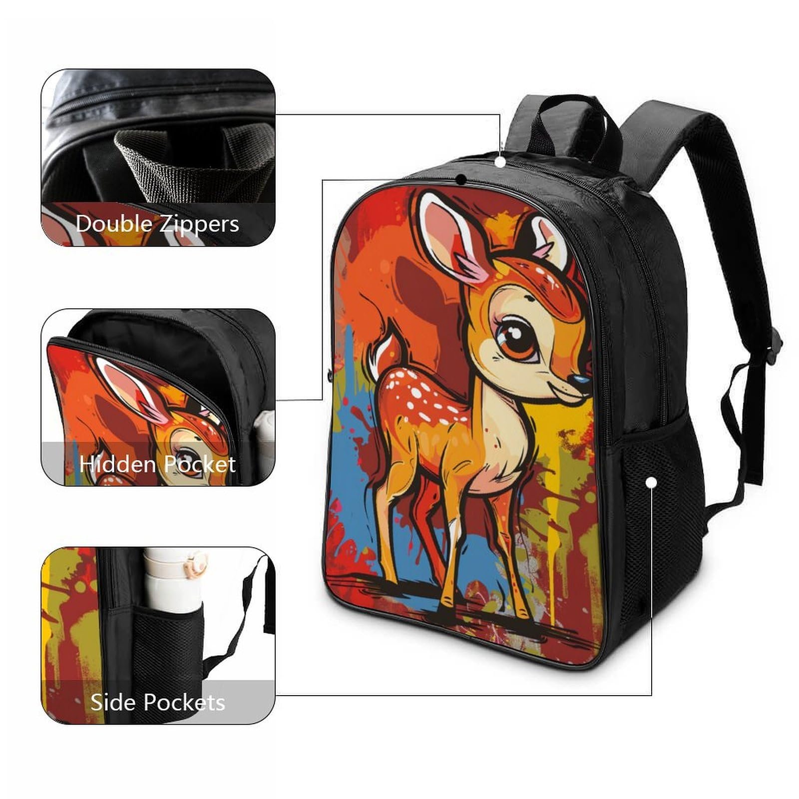 Ранець RSIUUODNF Deer 40x28x16см, фото №3