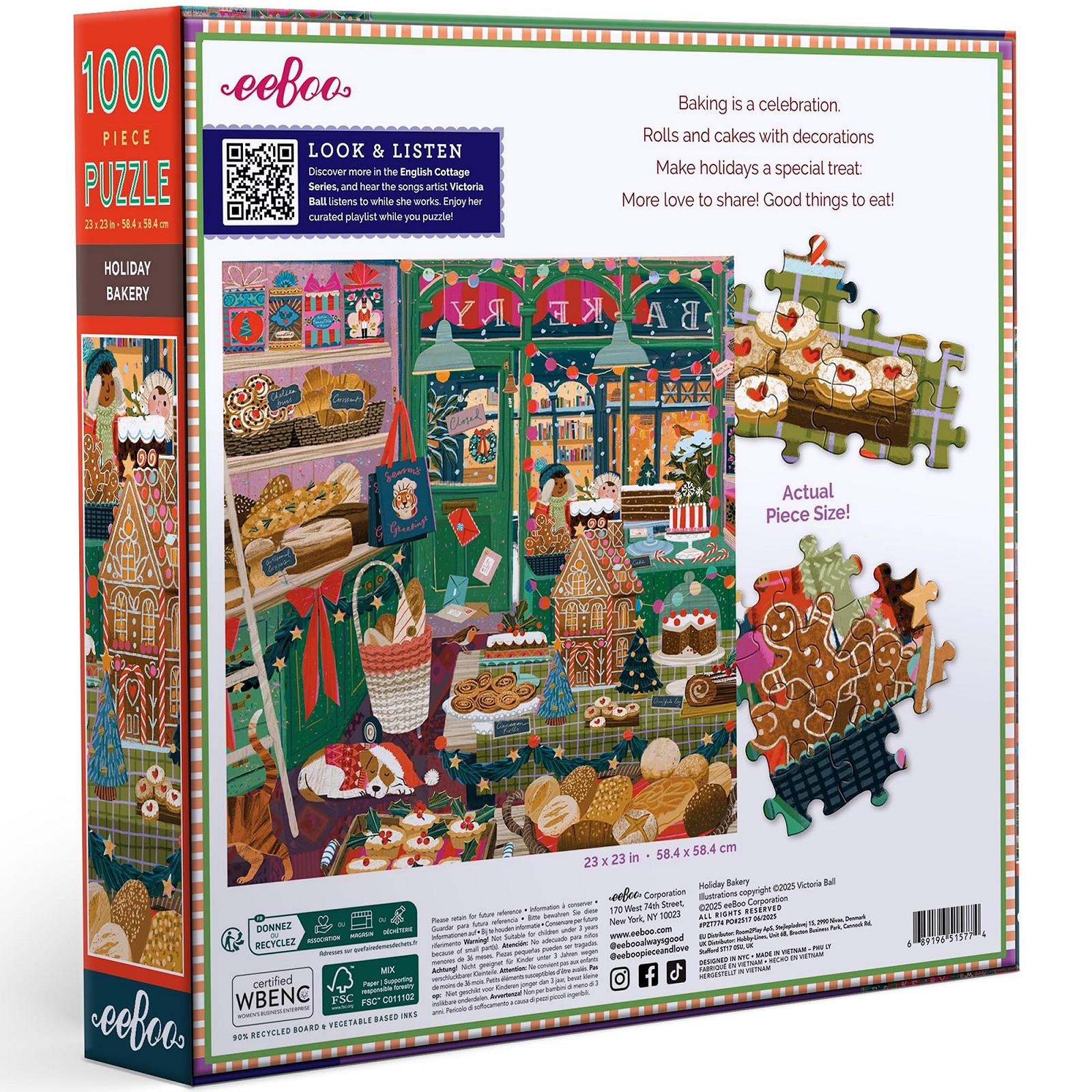 Пазл Eeboo Christmas Baking 1000 элементов 58.5 см x 58.5 см, фото №2