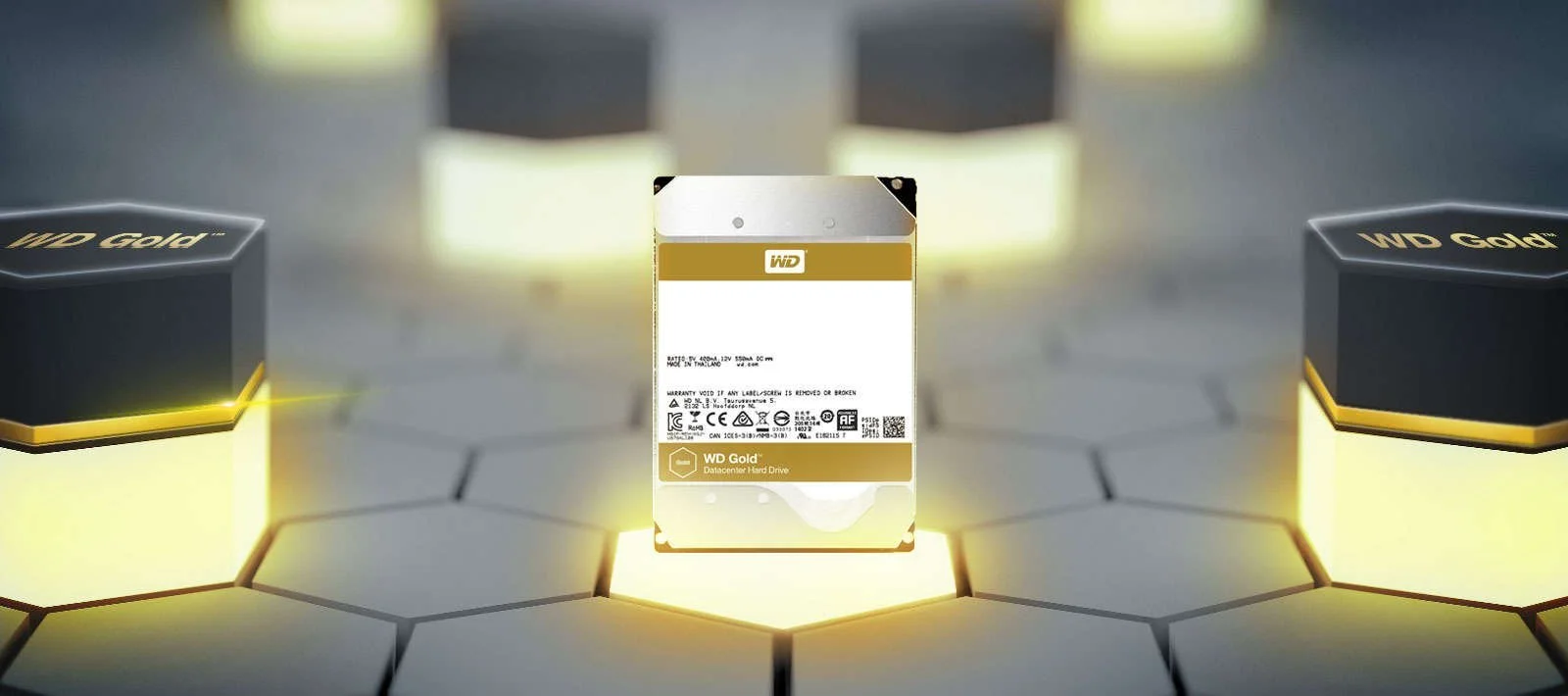 Жесткий диск Western Digital Gold 4TB 3.5" Gold, фото №2