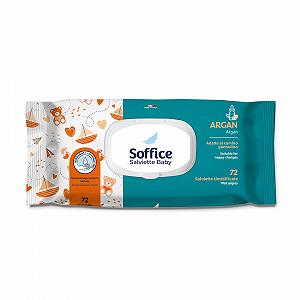 Салфетки детские влажные Soffice Baby Argan, 72 шт, 12 упаковок - Фото 1