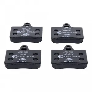 Комплект гальмівних колодок, дискові гальма ATE 13.0460-4921.2 для CITROËN, задня вісь synthetic.ua - Фото 1