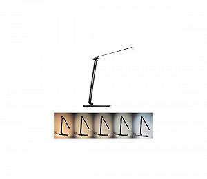 Настільна лампа LED димована USB LED/12W/230V Чорна - Фото 1