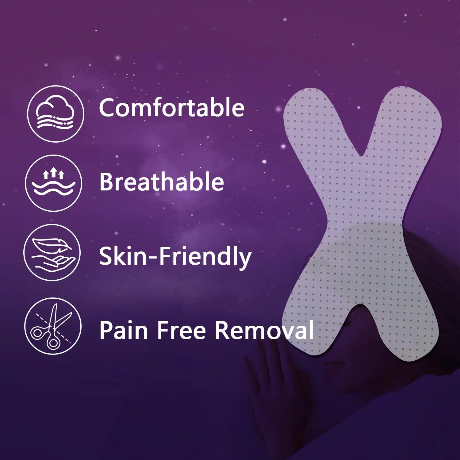 Пластирі для рота для сну проти хропіння, фото №4 Пластирі для рота для сну проти хропіння, фото №4