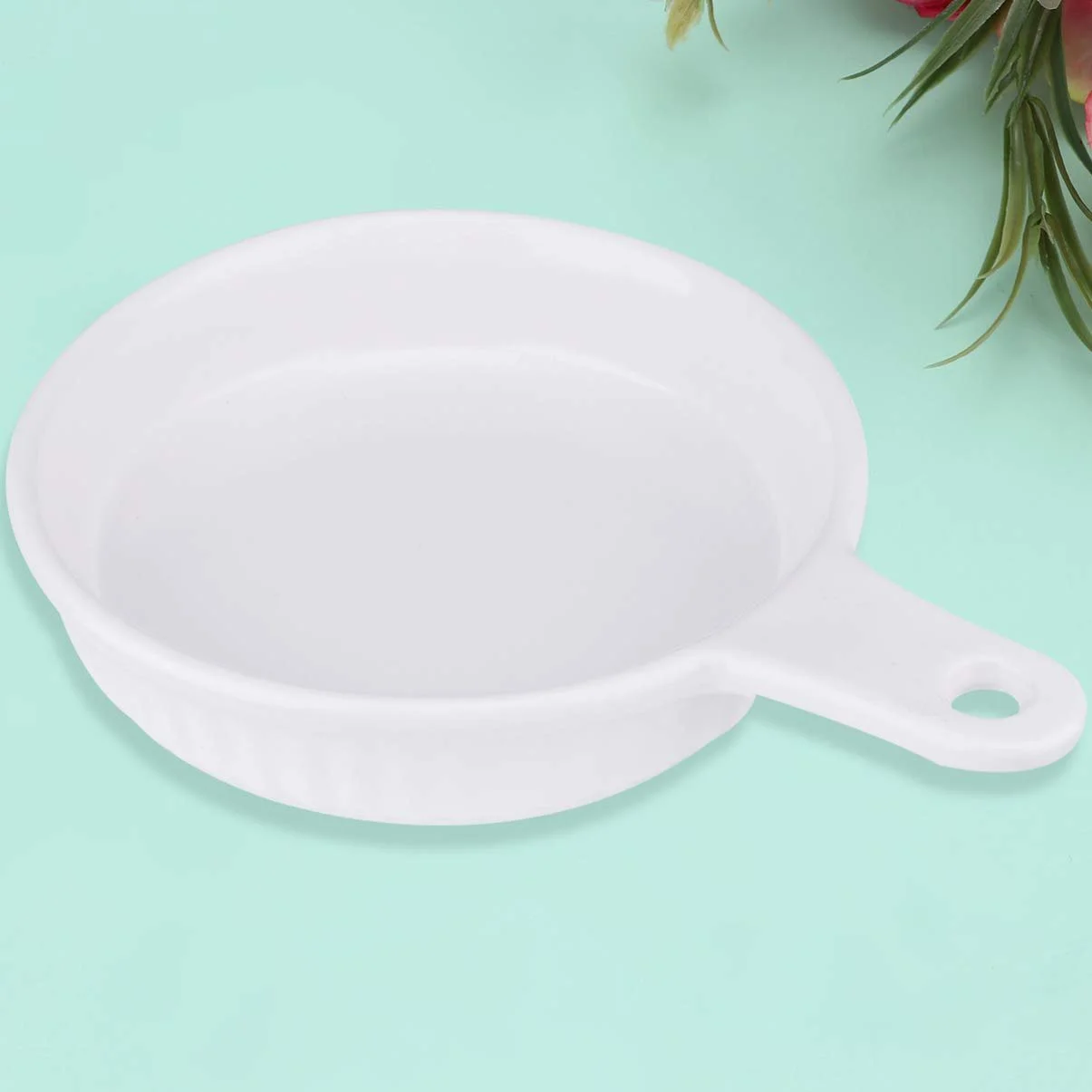 Форма для запікання ABOOFAN Керамічна кругла з ручкою Біла, фото №7