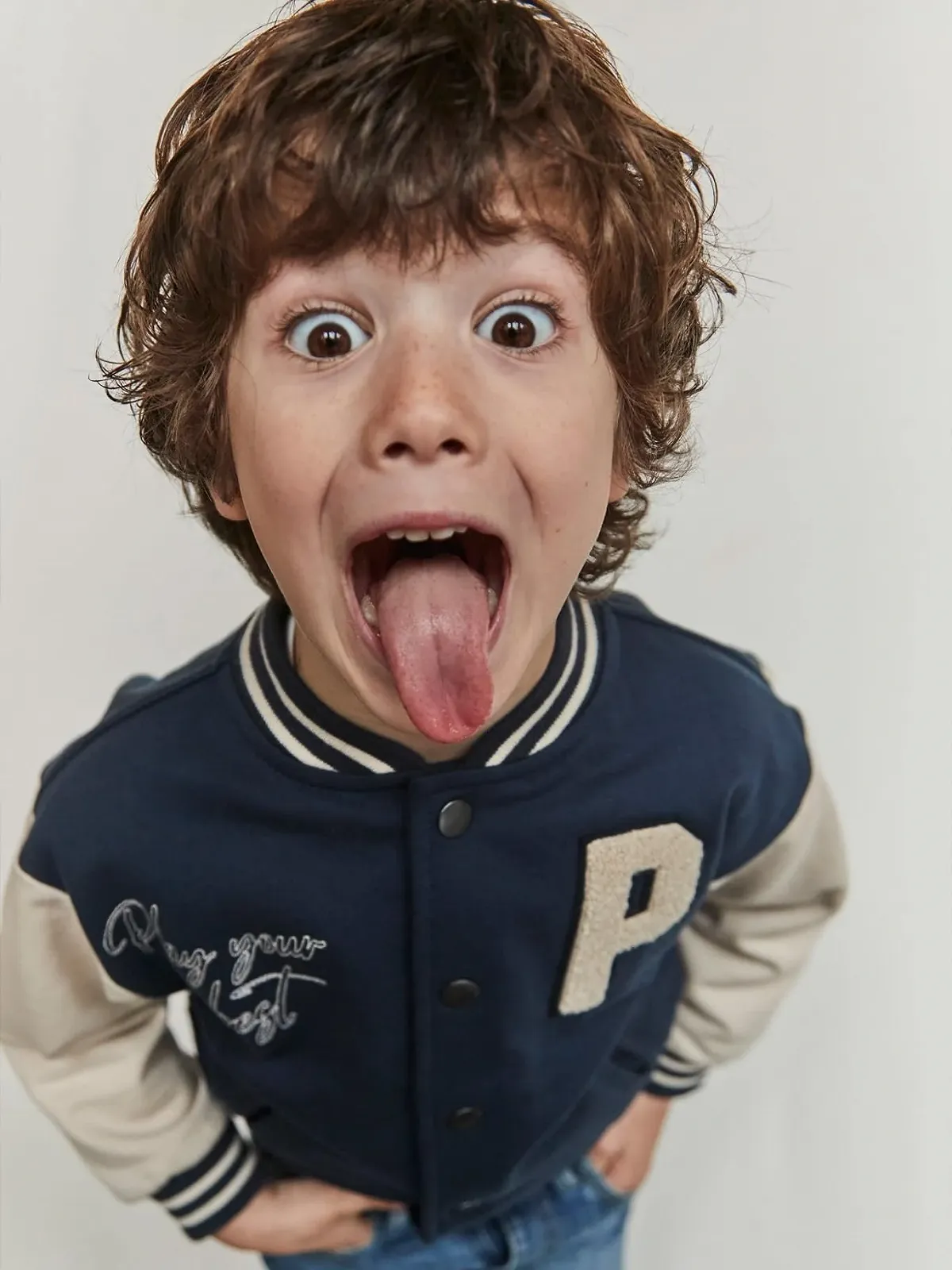 Бомбер Mayoral Varsity для мальчиков Синий, фото №4 Бомбер Mayoral Varsity для мальчиков Синий, фото №4