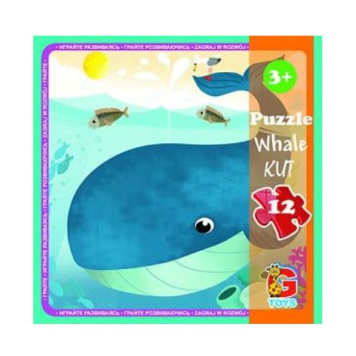 Пазлы В океане кит 12 элементов [tsi173476-TSI], фото №1