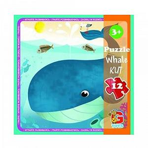 Пазлы В океане кит 12 элементов [tsi173476-TSI] - Фото 1