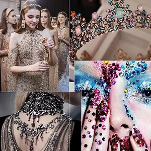 Блестки Стекло Разные формы Разные размеры Украшения для ногтей, аксессуары для маникюра synthetic.ua - Фото 1