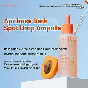 Сыворотка для лица I'm From Apricot Glow Ampoule 5% Niacinamide & Apricot Extract 50 мл synthetic.ua - Фото 1