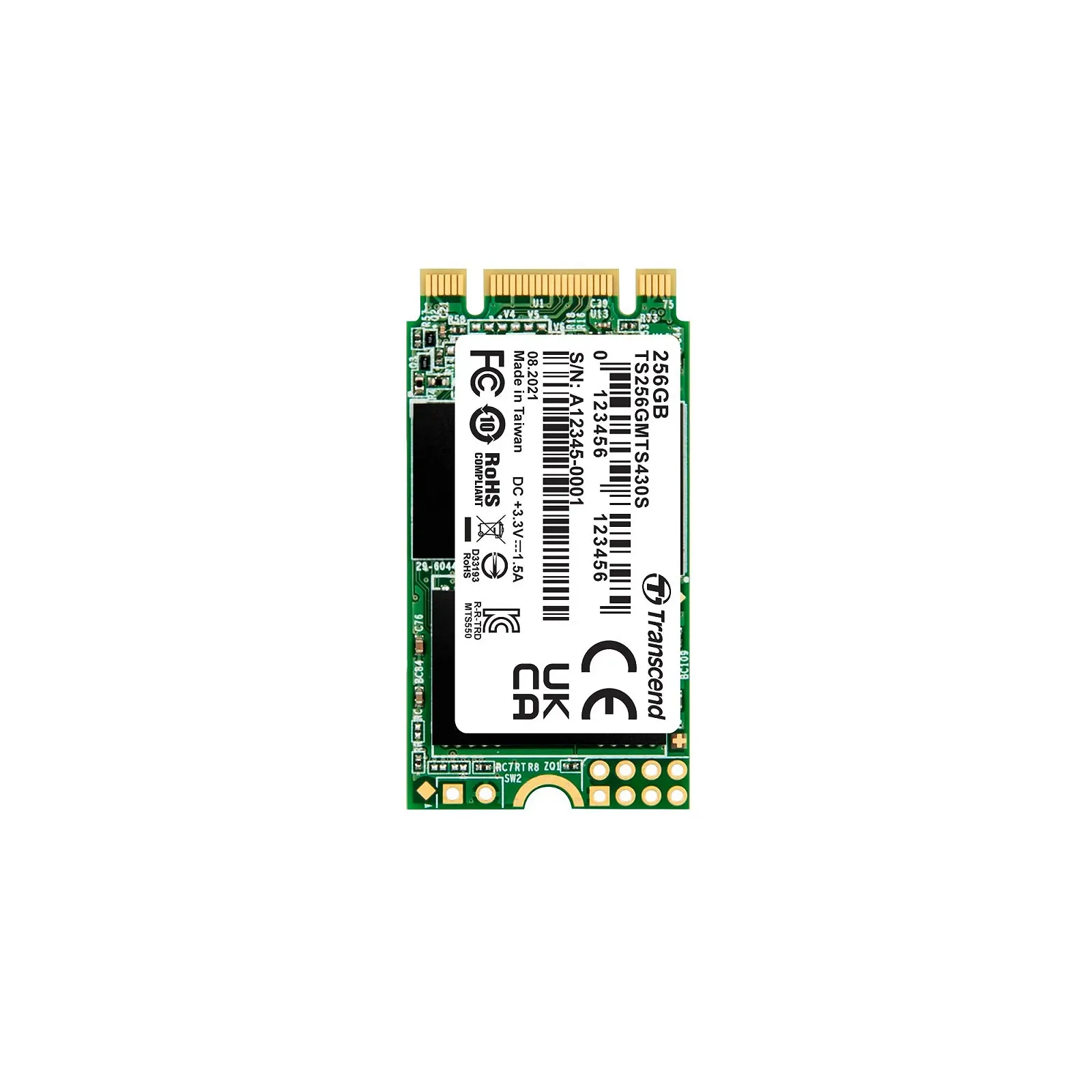 SSD Transcend MTS430S 42 мм, фото №1