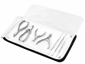 Набір для нігтів з інструментами для догляду за ногами, 8 предметів, універсальний - Фото 1