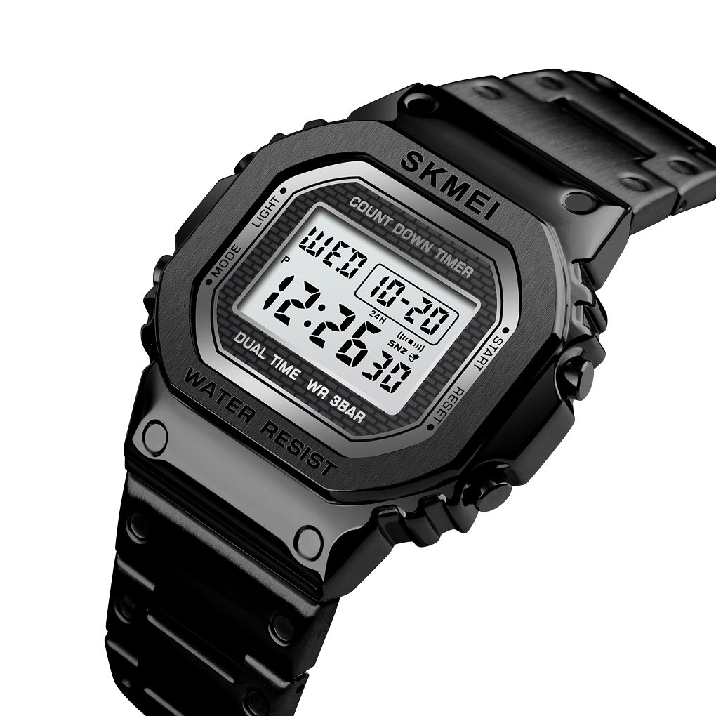 Годинник Skmei 1456BK Black, фото №3