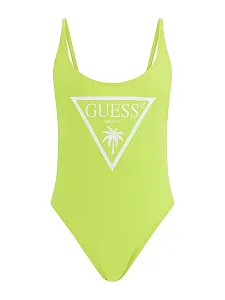Суцільний купальник Guess Beach Palm Logo One Piece Салатовий - Фото 1