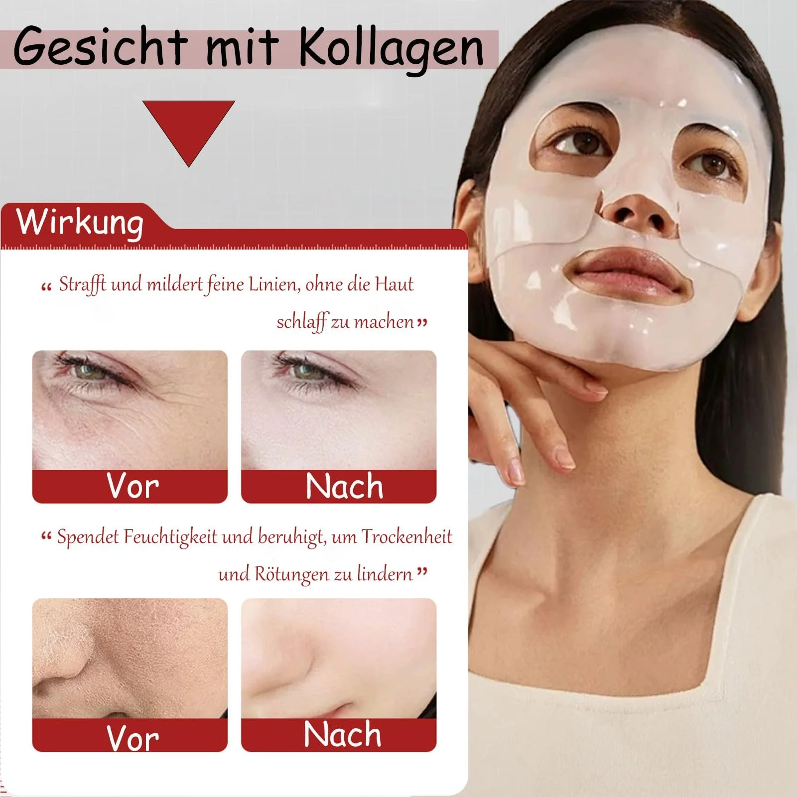 Маска Soleneva Collagen The More You Put On The Thinner Sleep Masks, фото №6