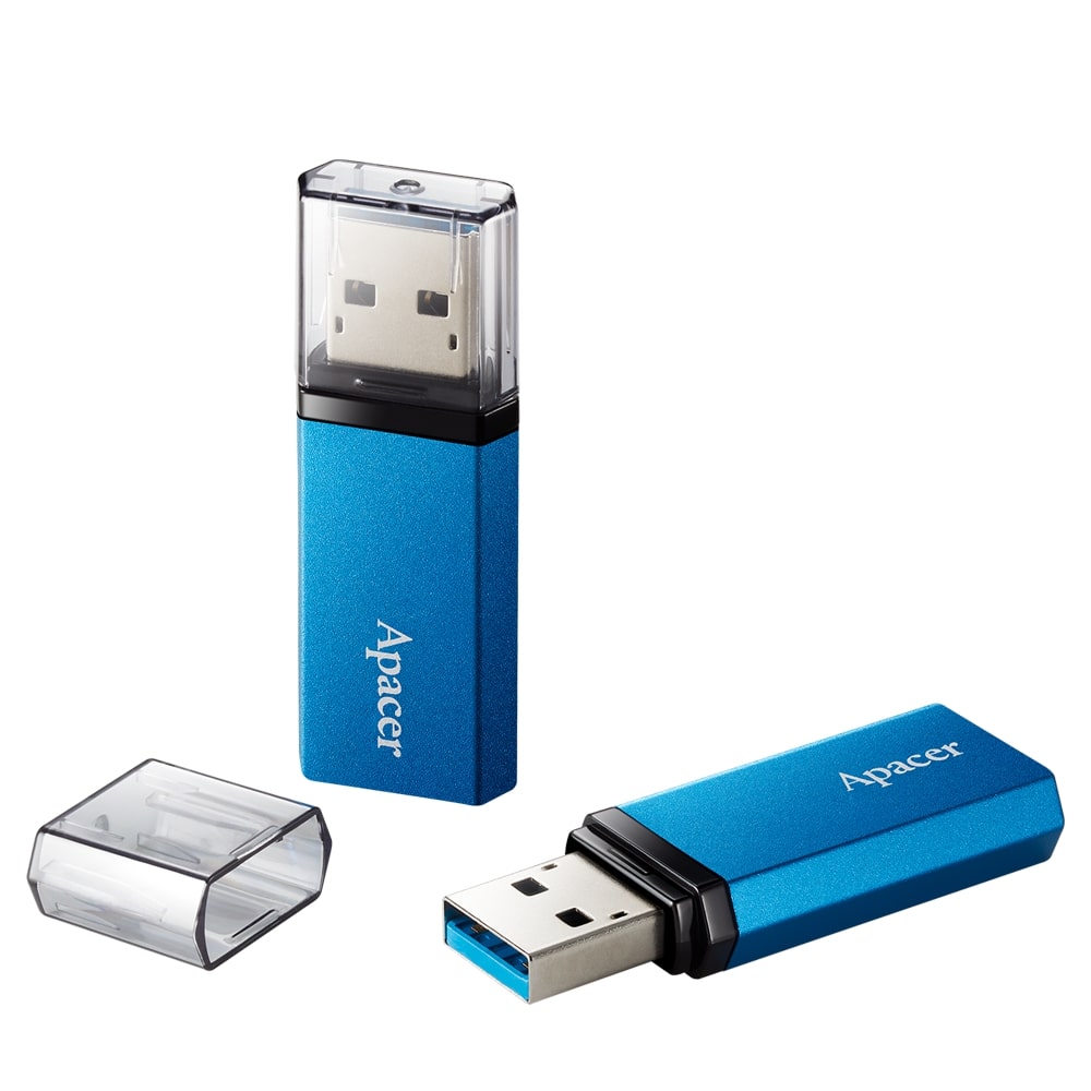 Флеш-накопитель USB3.2 128GB Apacer AH25C Ocean Blue (AP128GAH25CU-1), фото №3