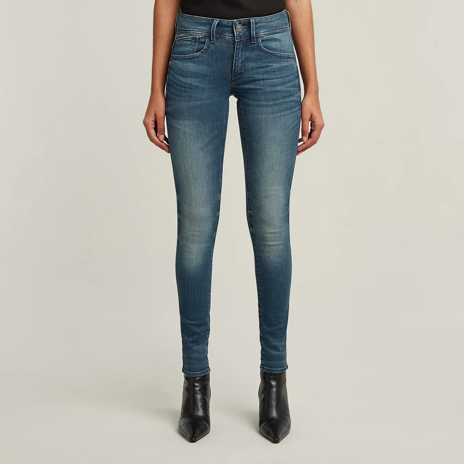 Жіночі джинси G‑STAR RAW Lynn Mid Skinny Frakto medium aged - 26, фото №1 Жіночі джинси G‑STAR RAW Lynn Mid Skinny Frakto medium aged - 26, фото №1