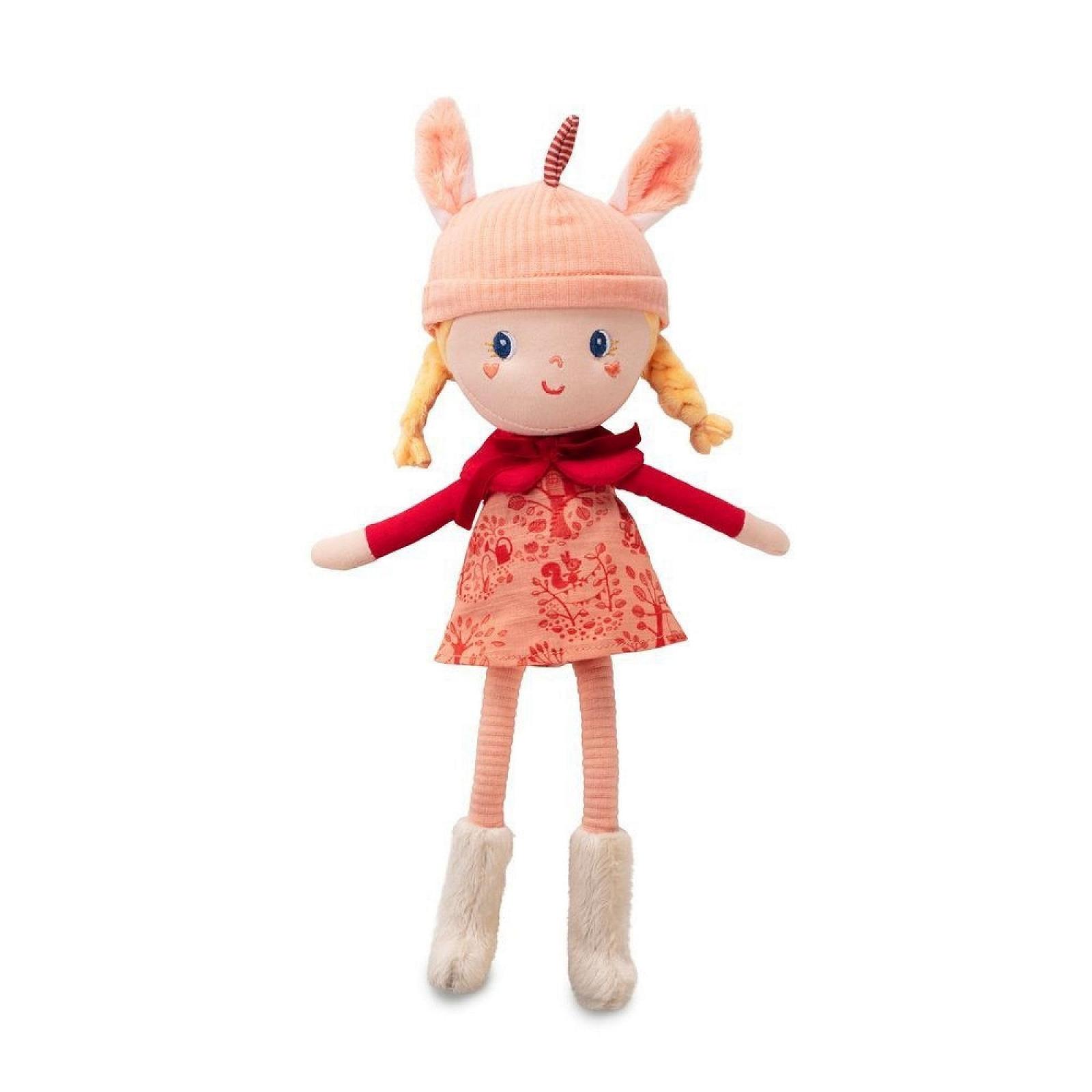 Мягкая игрушка Lilliputiens Lena из мягкой ткани со съемной шапкой, фото №1