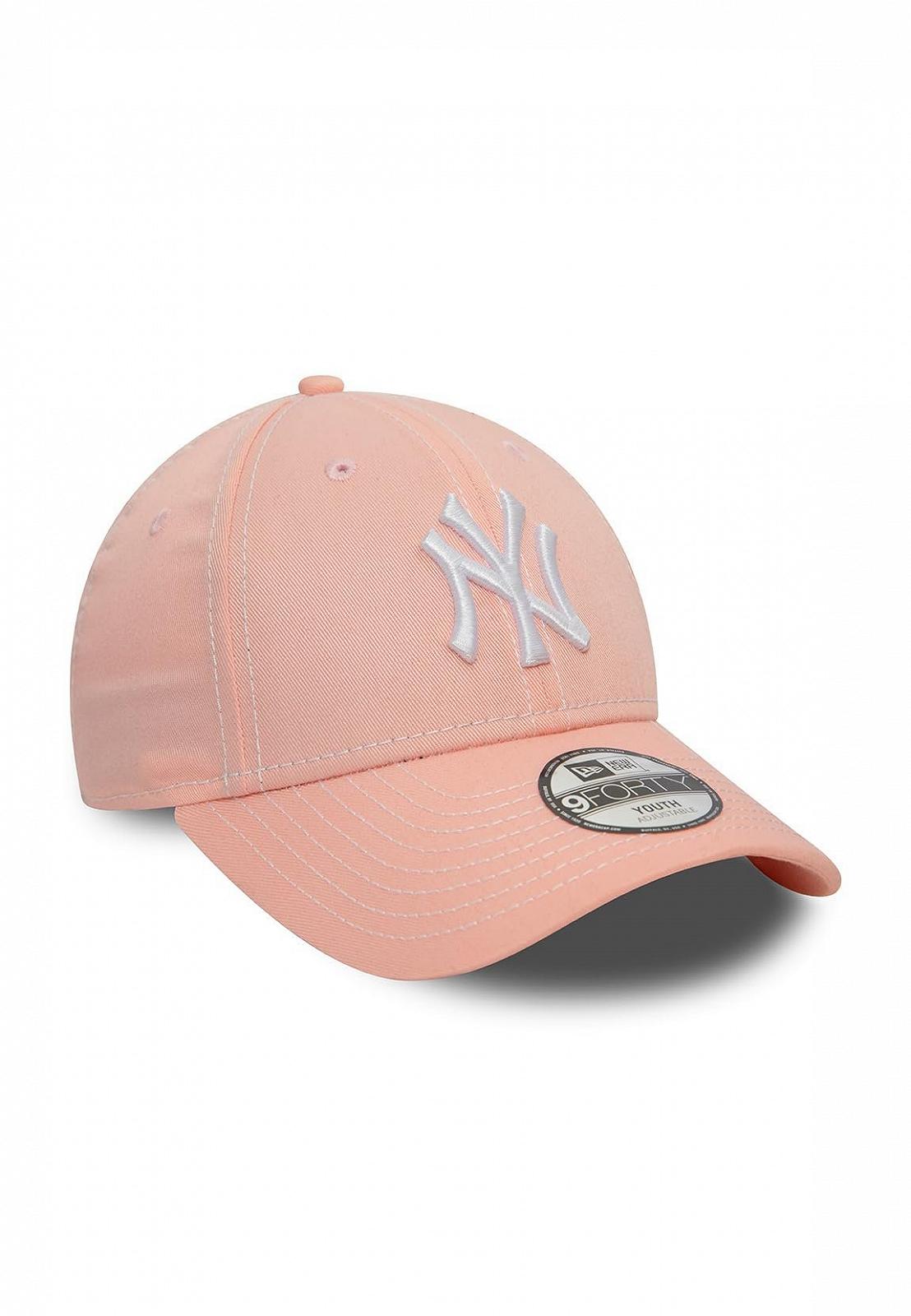 Кепка New Era 9Forty NY Yankees детская Stitch регулируемая Розовая, фото №3