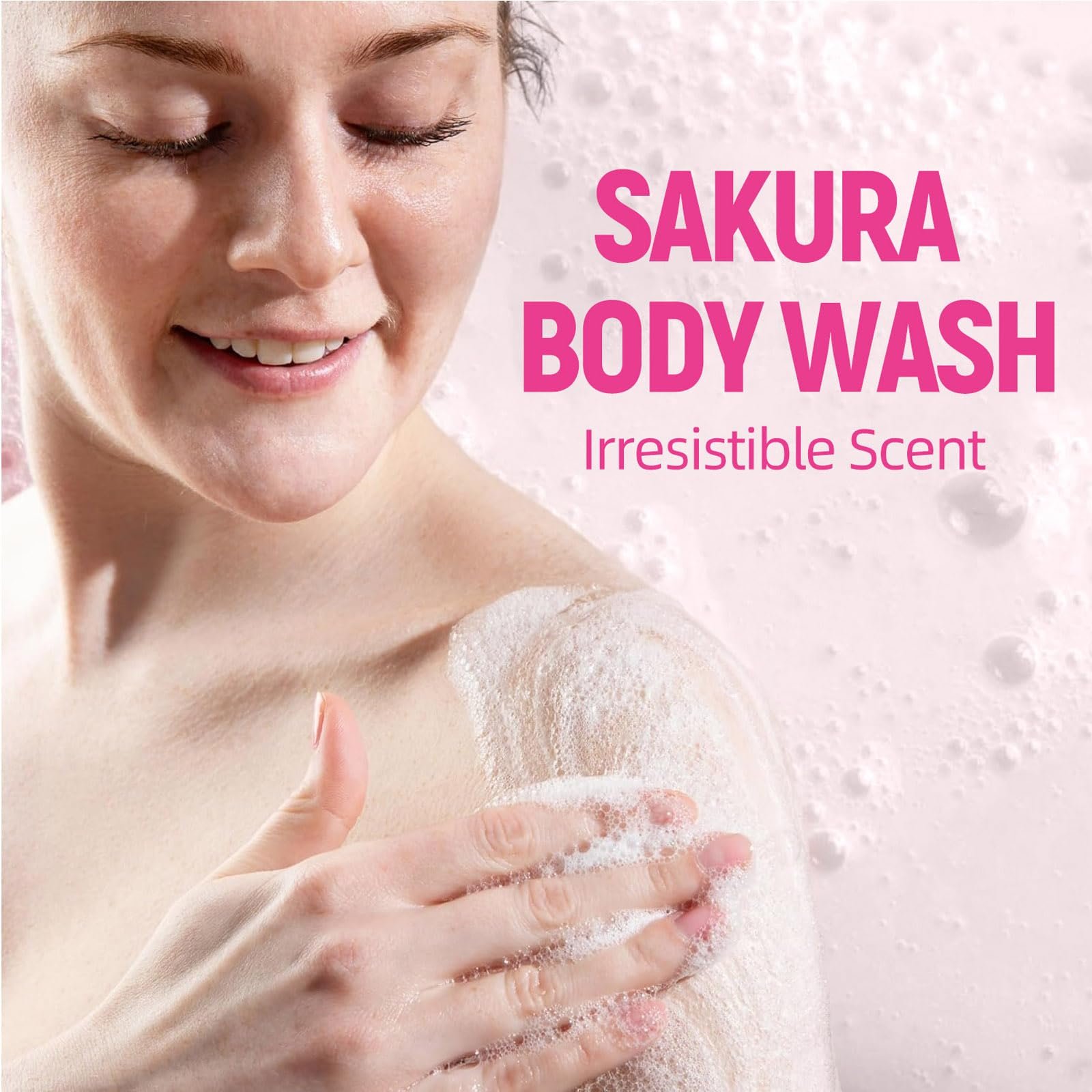 Гель для душу Cherry Blossom зволожувальний з екстрактом квітів вишні та кокосовою олією, фото №3