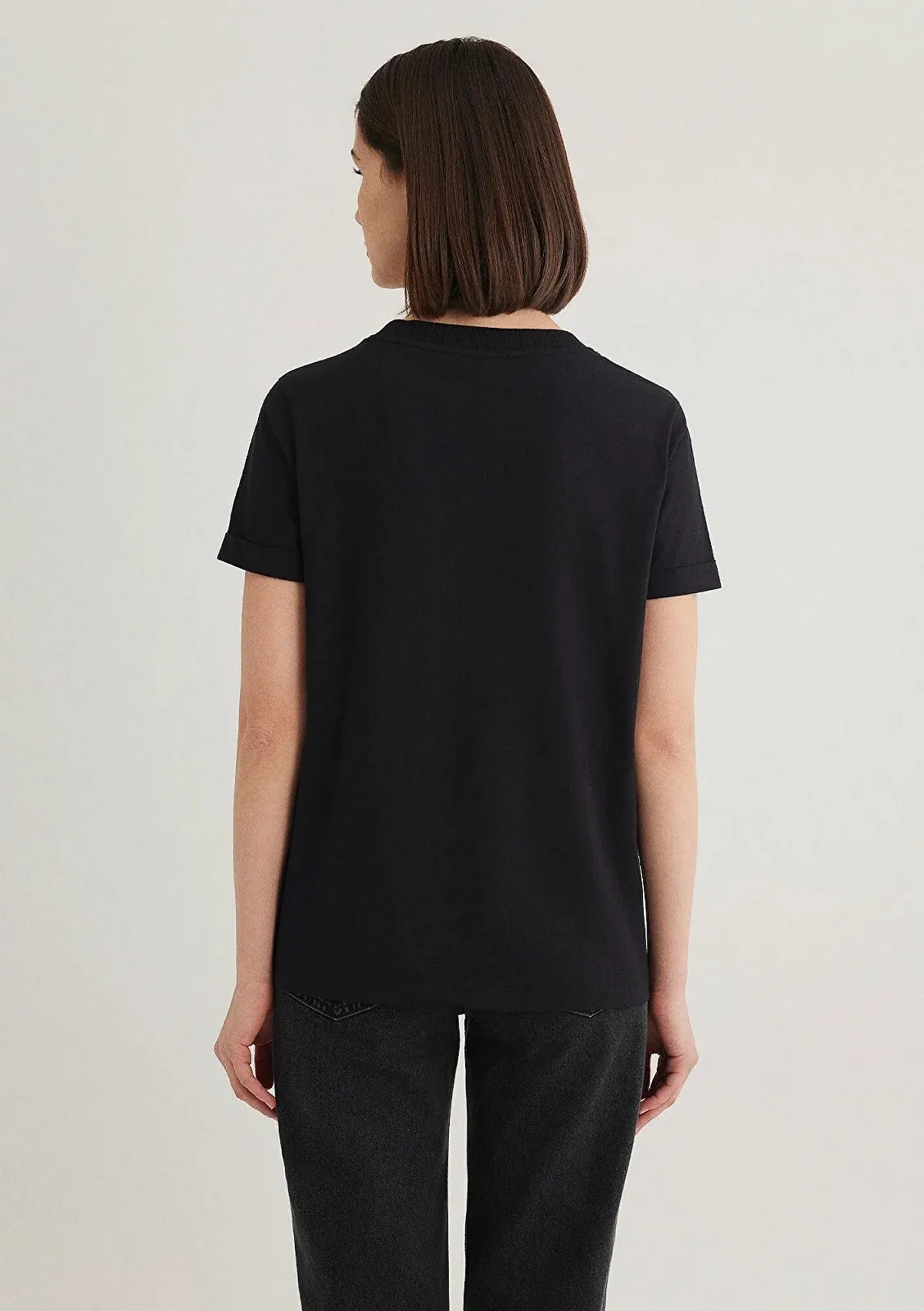 Женская футболка MAVI SHORTSLEEVE BASIC TOP Black - S, фото №3 Женская футболка MAVI SHORTSLEEVE BASIC TOP Black - S, фото №3