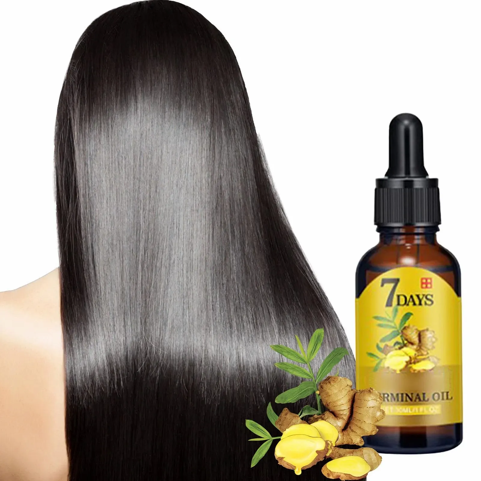Сироватка для росту волосся Імбирна олія для волосся проти випадіння та для росту волосся, фото №8