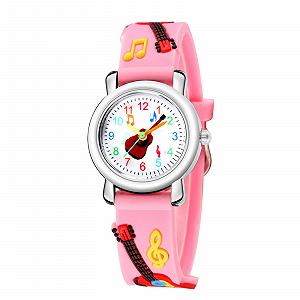 Женские Часы Generisch Модные Детские Резиновый Ремешок из нержавеющей стали synthetic.ua - Фото 1