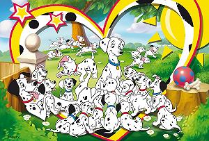 Пазл Lisciani Disney 101 Dalmatians 60 деталей 2-в-1 для развития детей от 4 лет synthetic.ua - Фото 1