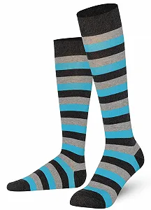 Шкарпетки до коліна в смужку Mysocks Unisex 3 пари synthetic.ua - Фото 1