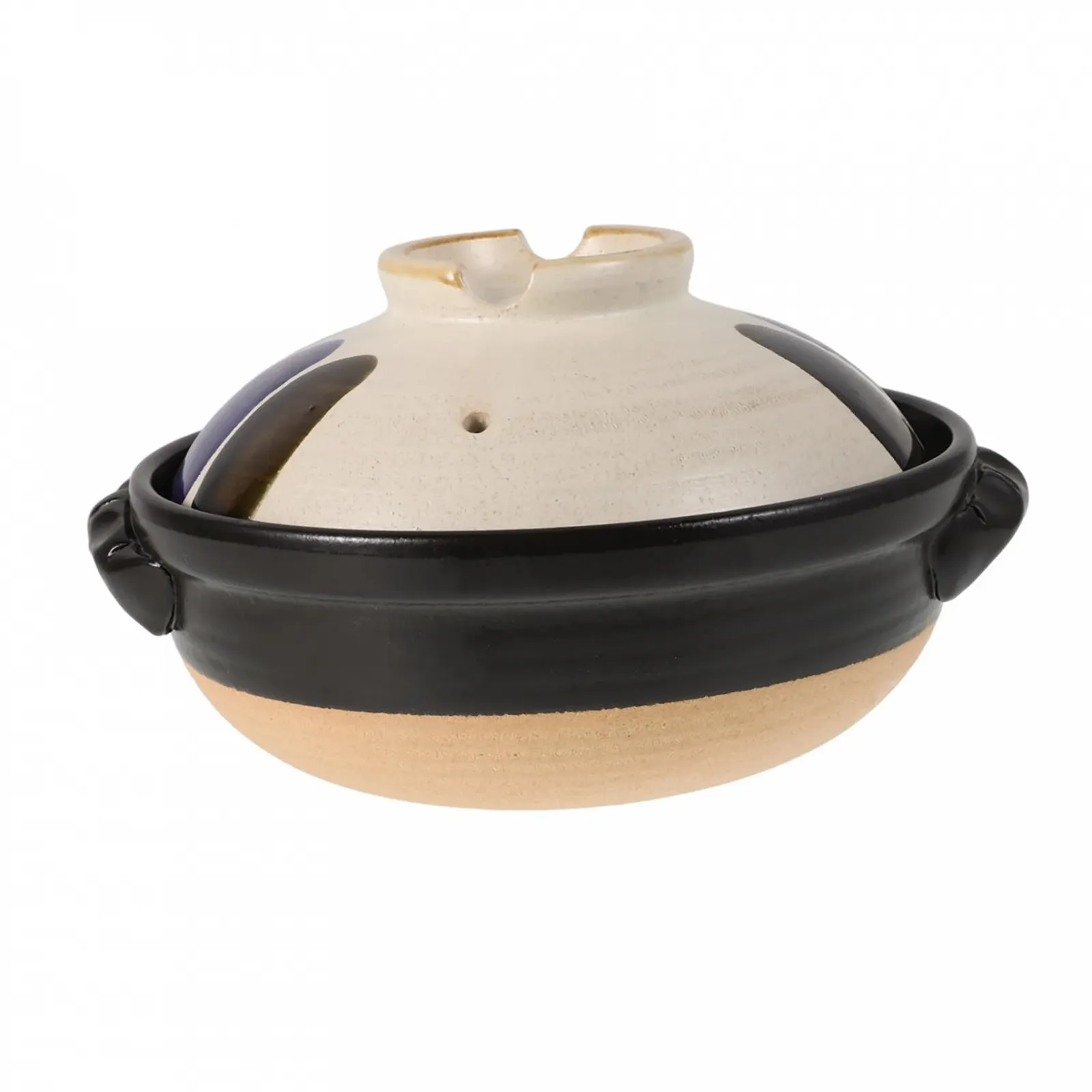 Кастрюля-жаровня IMIKEYA японская керамическая с крышкой термостойкая узкая, фото №1