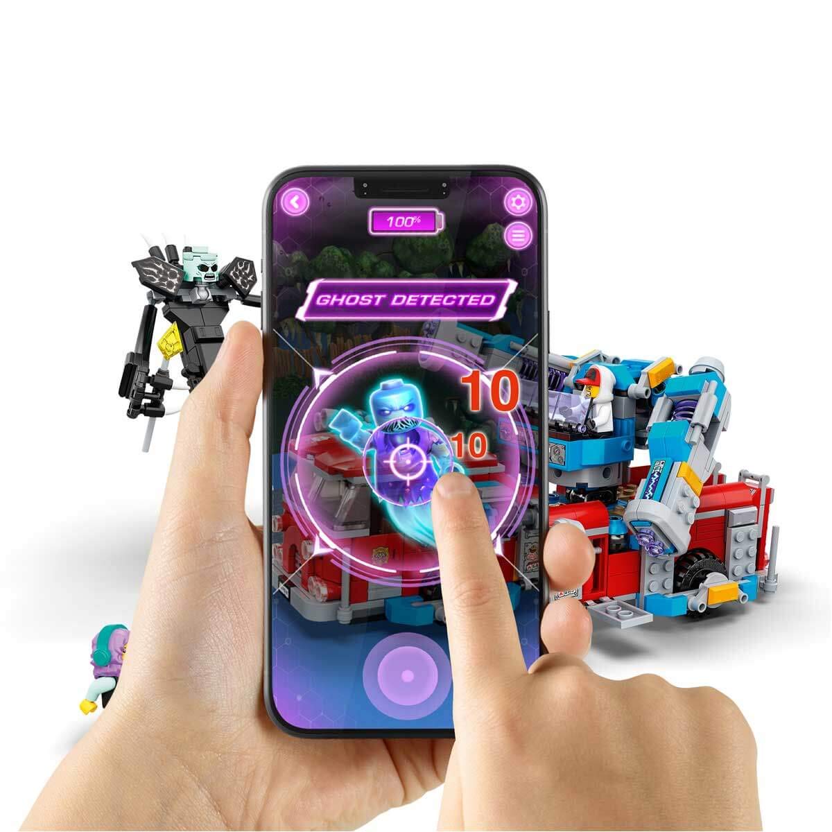 Игрушка LEGO Hidden Side Phantom Fire Engine 3000 AR App Interactive Multiplayer Augmented Reality Playset для iPhone/Android, фото №7
