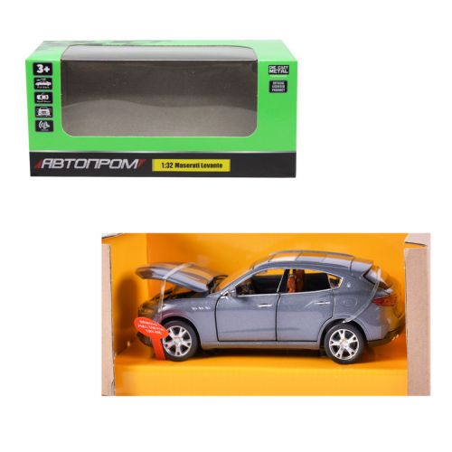 Машинка металлическая Maserati Levante SUV из серии Автопром серая [tsi214289-TSI], фото №1