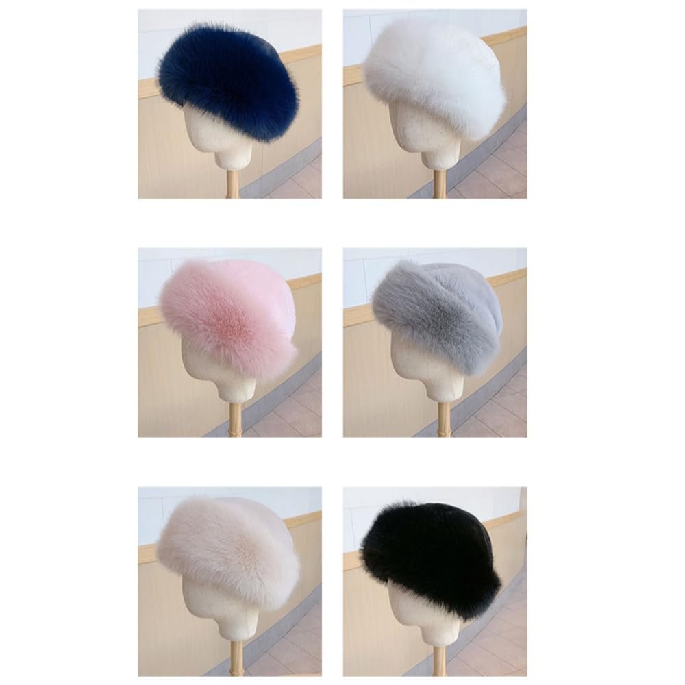 Зимова Жіноча Модна Хутряна Шапка Натуральне Хутро Лисиці, фото №6 Зимова Жіноча Модна Хутряна Шапка Натуральне Хутро Лисиці, фото №6