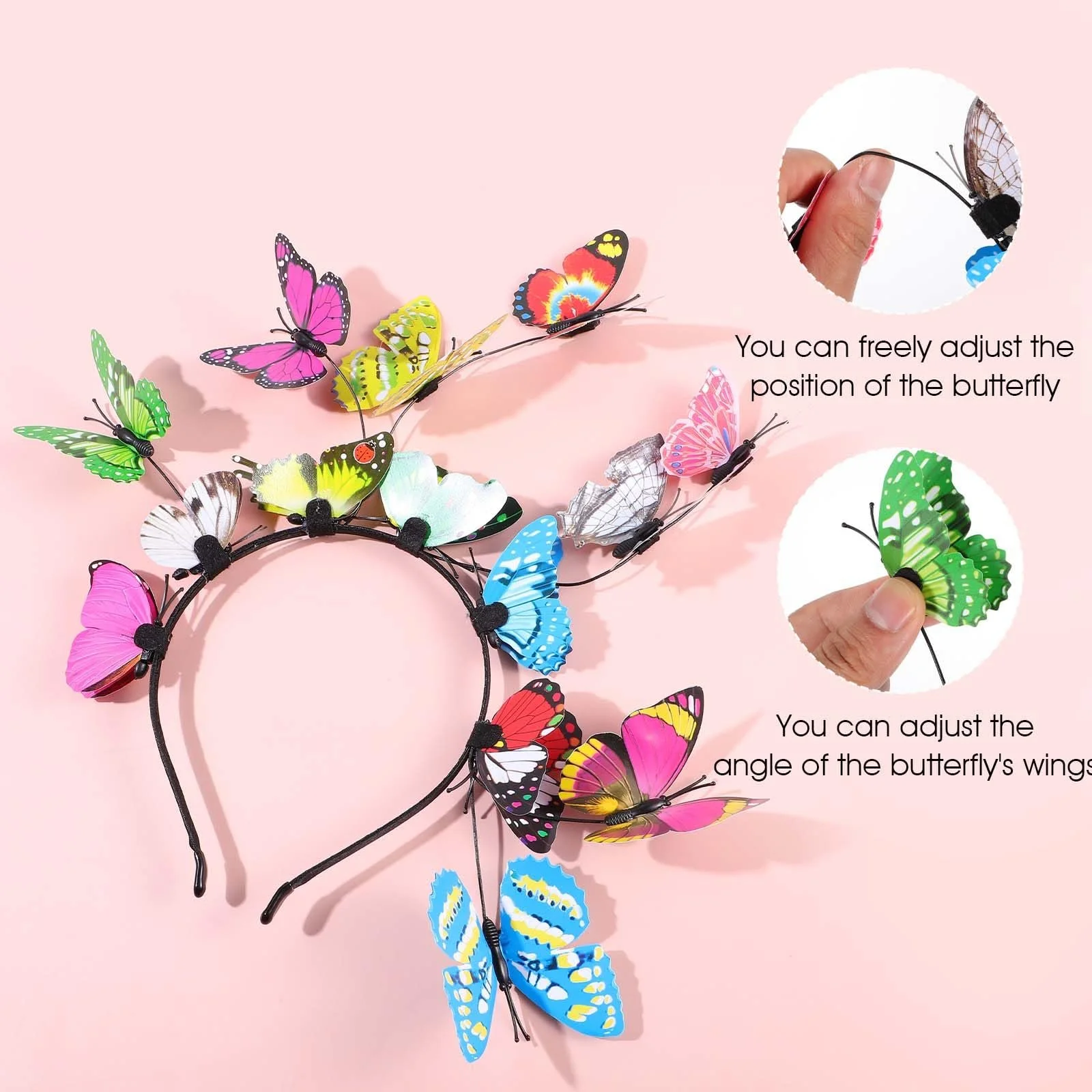 Обруч для волосся Метелик Lusofie, фото №3