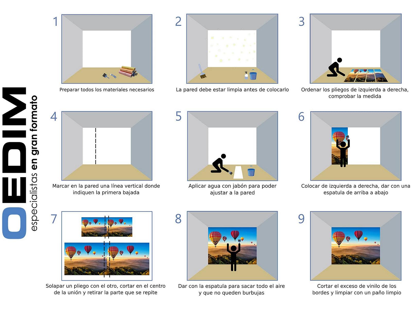 Фотошпалери-наклейки Oedim SL Для дівчат 200 x 150 см 3 шт., фото №5 Фотошпалери-наклейки Oedim SL Для дівчат 200 x 150 см 3 шт., фото №5