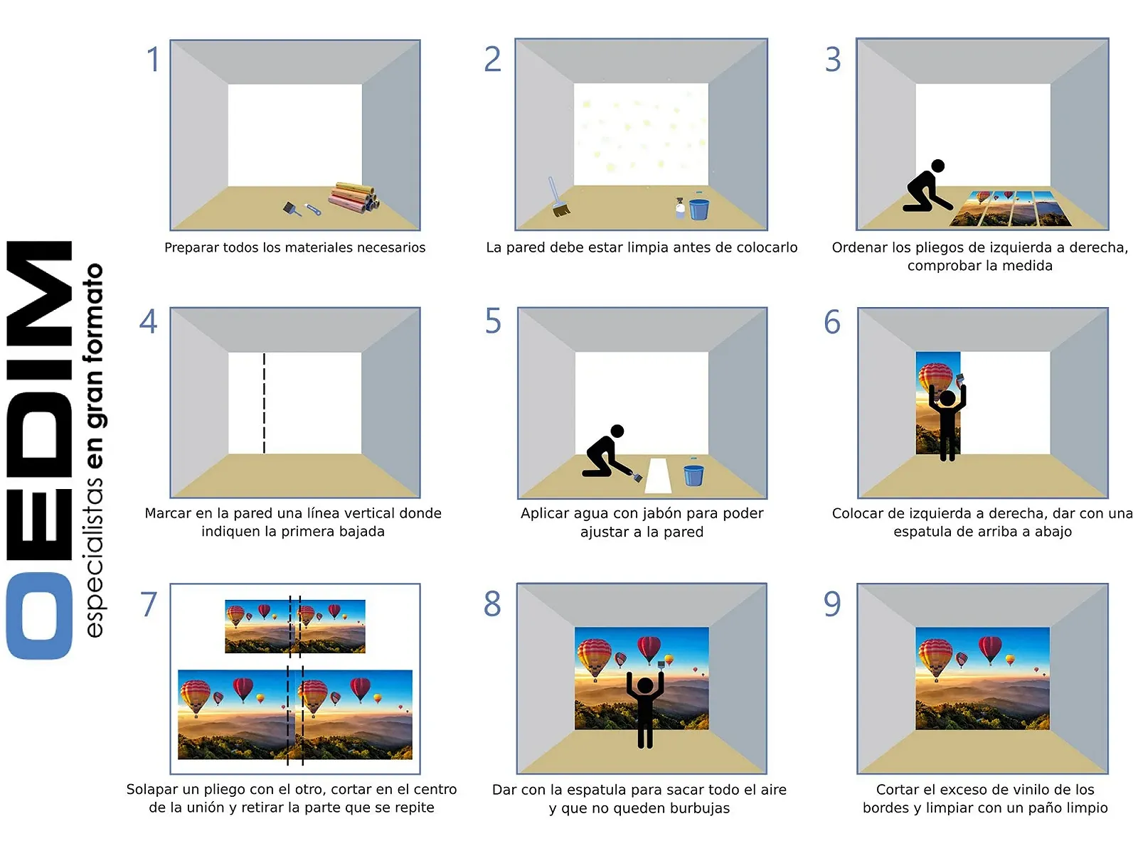 Фотошпалери-наклейки Oedim SL Для дівчат 200 x 150 см 3 шт., фото №5