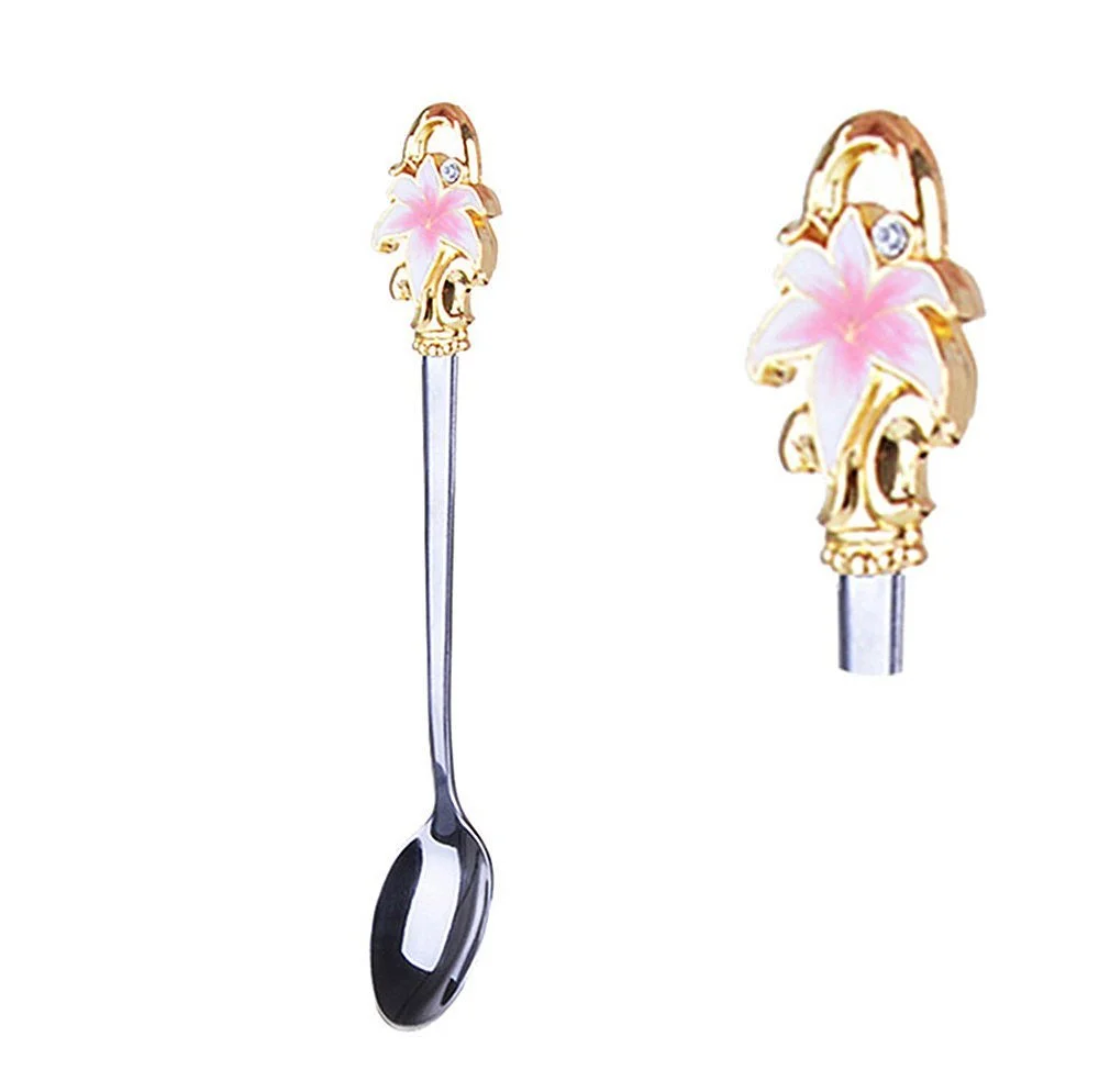 Набір з 6 вишуканих кавових ложок Різні Кольори, фото №9