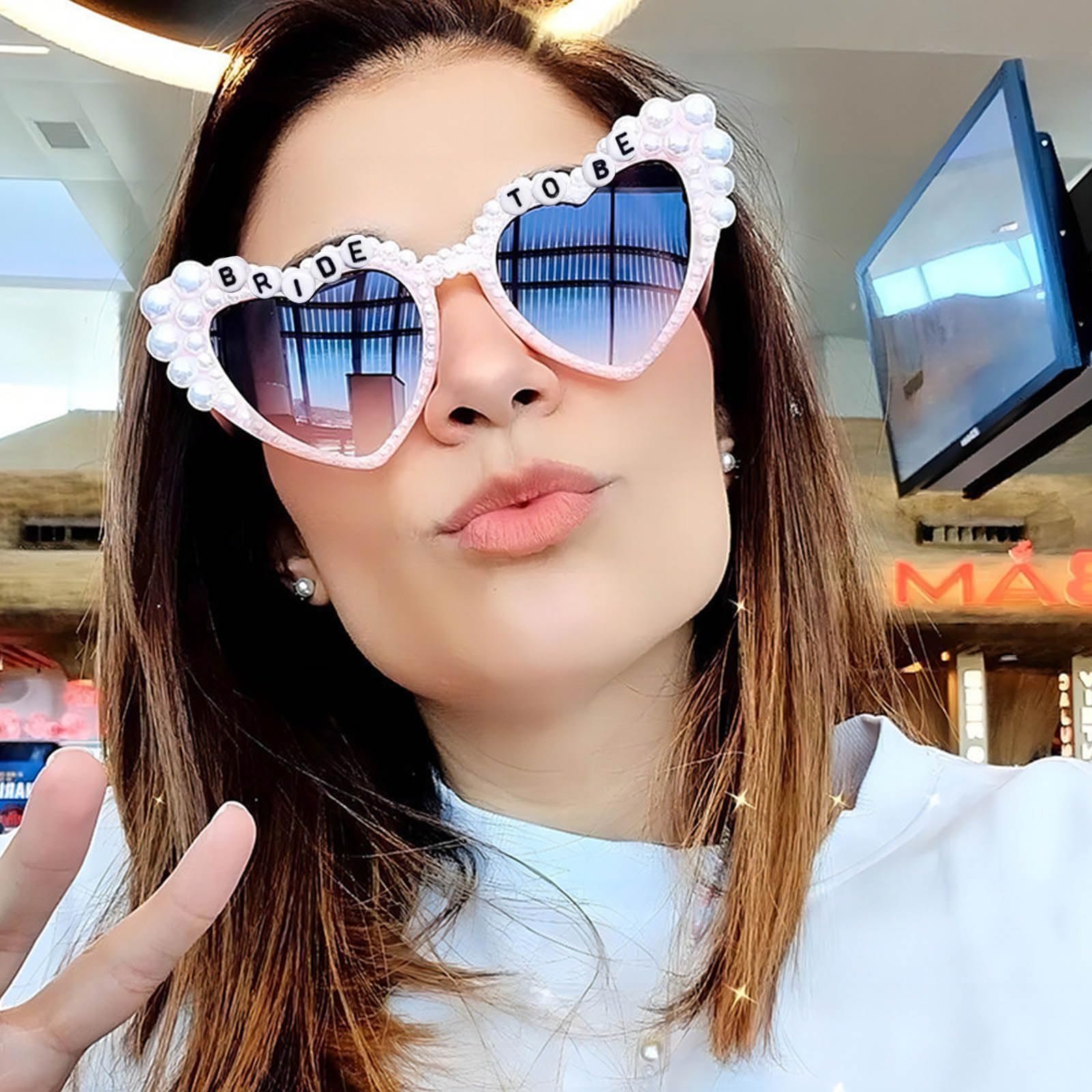 Солнцезащитные очки Topfunyy Сердце, фото №4