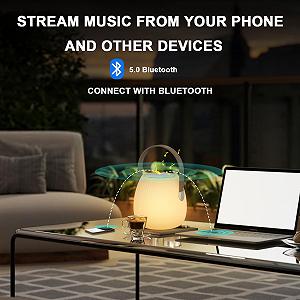 Портативна колонка POWERBEAUTY Flip Essential Портативний Bluetooth з перезаряджуваним акумулятором IP44 Водонепроникний 10 годин автономної роботи Чорний synthetic.ua - Фото 1