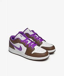 Кроссовки Jordan 1 Low Purple Mocha 36.5 - Фото 1