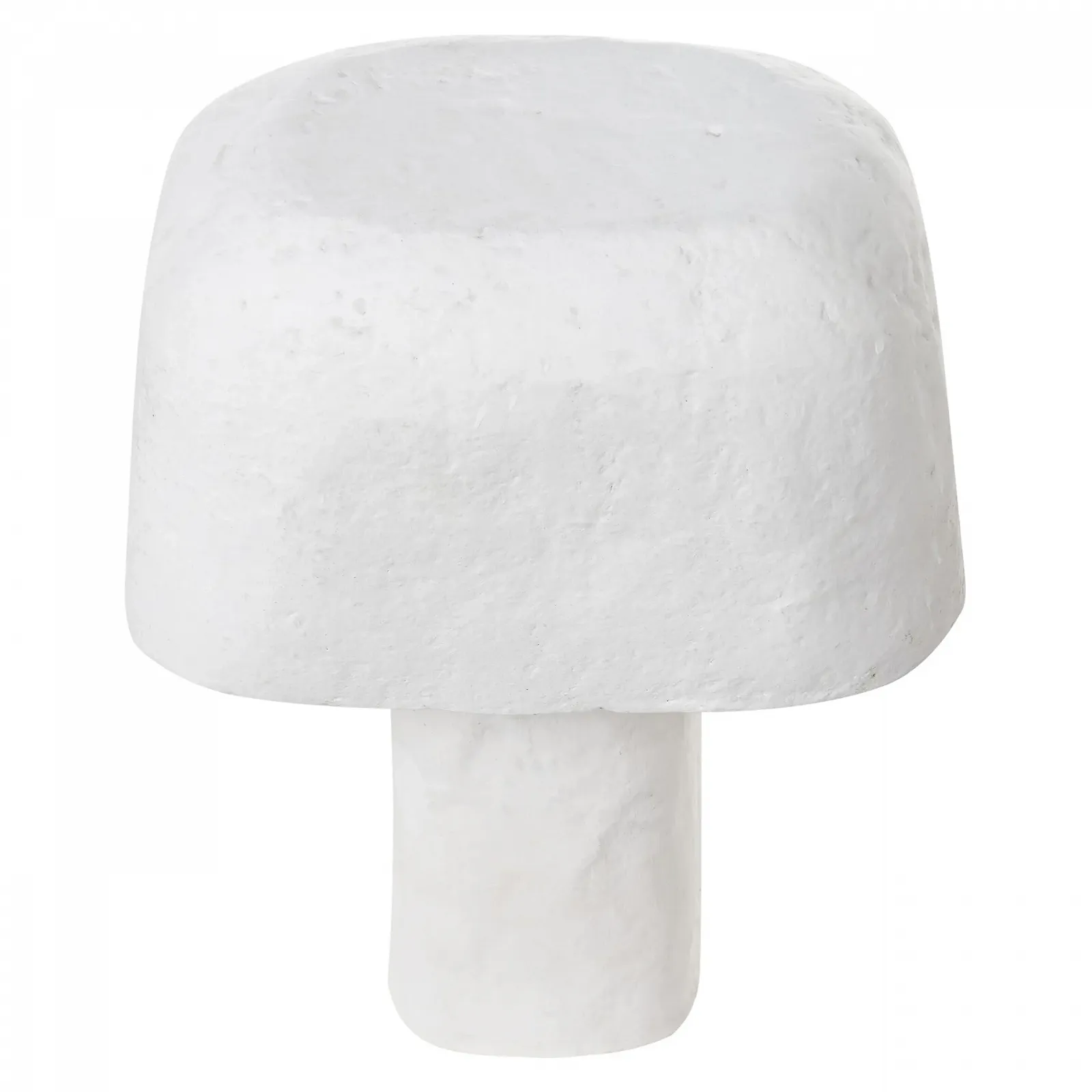 Настільна лампа Beliani Carrasco пап'є-маше ручної роботи біла, фото №5