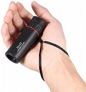 Бінокль Mavis Laven Grip Scope High Resolution Wide Angle Waterproof 30x25 Zoomable 7X Optical Focus Portable Outdoor Telescope Black - Фото 1