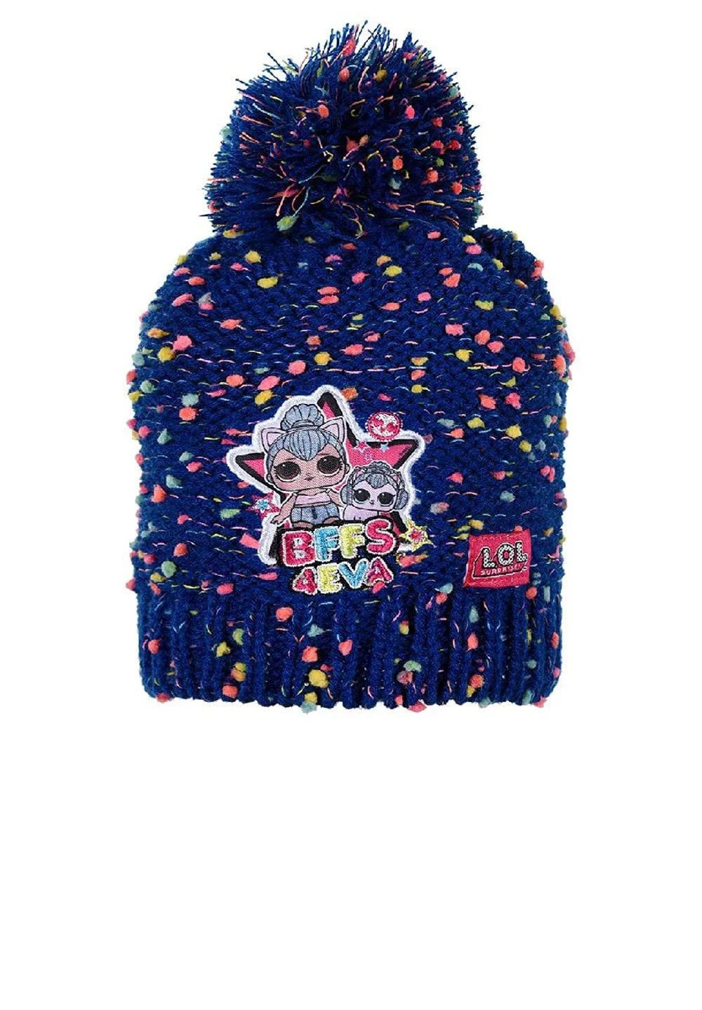 Детская зимняя шапка L.O.L. Surprise! с помпоном, фото №1 Детская зимняя шапка L.O.L. Surprise! с помпоном, фото №1