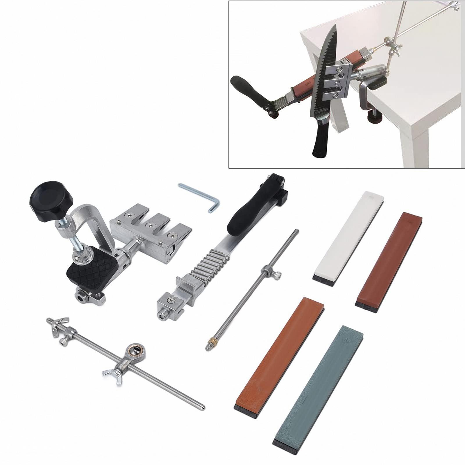 Точило для ножів Pro RH 006 професійна прецизійна з фіксованим кутом та двосторонніми каменями, фото №8 Точило для ножів Pro RH 006 професійна прецизійна з фіксованим кутом та двосторонніми каменями, фото №8