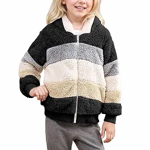 Куртка зимова RuFengz для дівчинки, на блискавці, з капюшоном - Фото 1