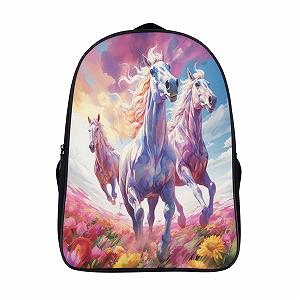 Рюкзак школьный Stallion DPEOANEBN для девочек, подростков, для начальной школы, ранец, школьная сумка, повседневный рюкзак 40x28x16 см - Фото 1