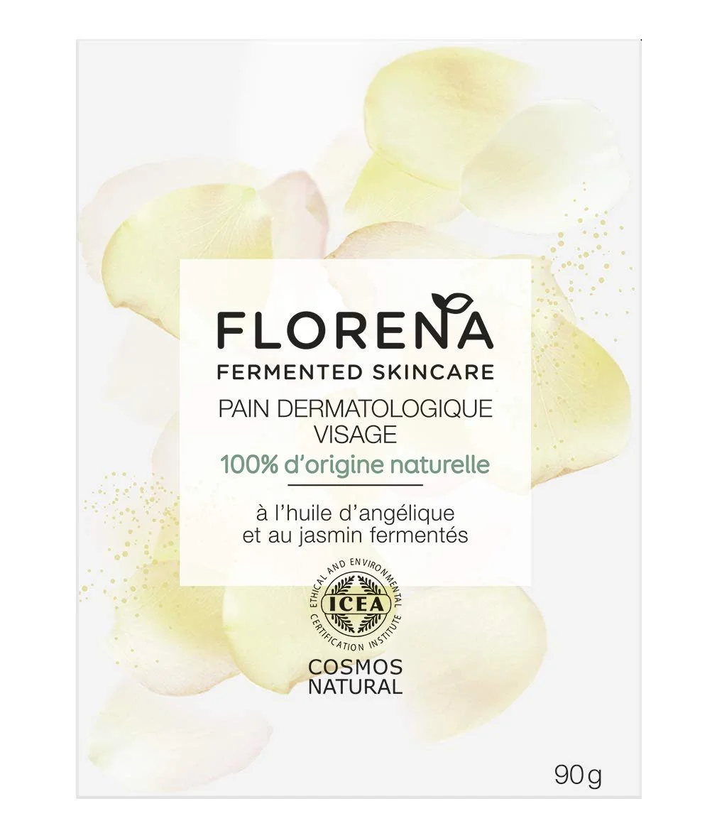 Хліб для обличчя FLORENA Dermatological з олією ангеліки та ферментованим жасмином, фото №2