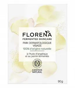 Хлеб для лица FLORENA Dermatological с маслом ангелики и ферментированным жасмином 90 г synthetic.ua - Фото 1