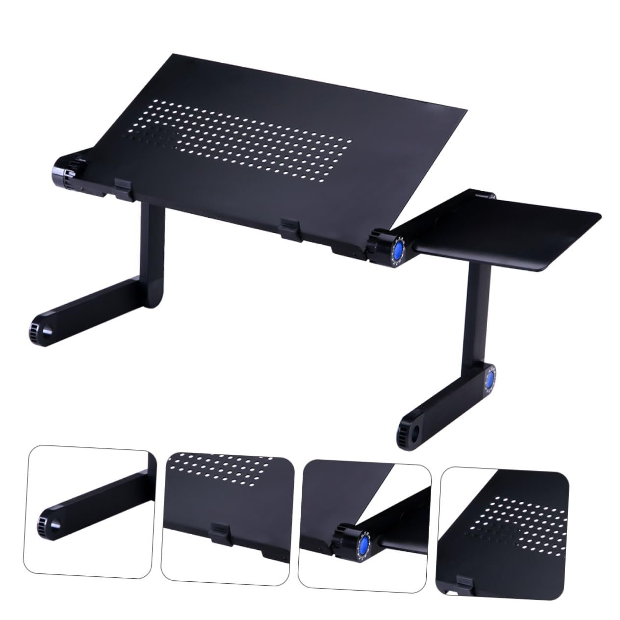 Регульована Підставка для Ноутбука Sewroro Алюмінієва з Ергономічним Дизайном Нахилу, фото №5