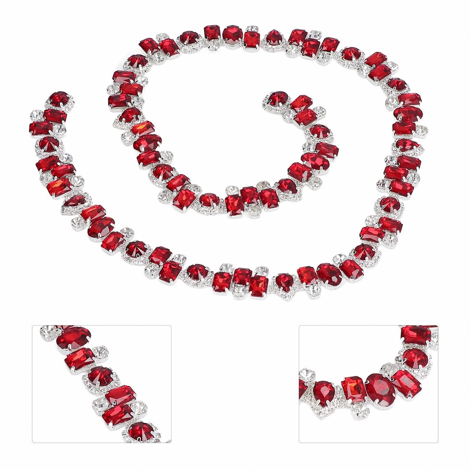 Бусины Стекло Красный, фото №5