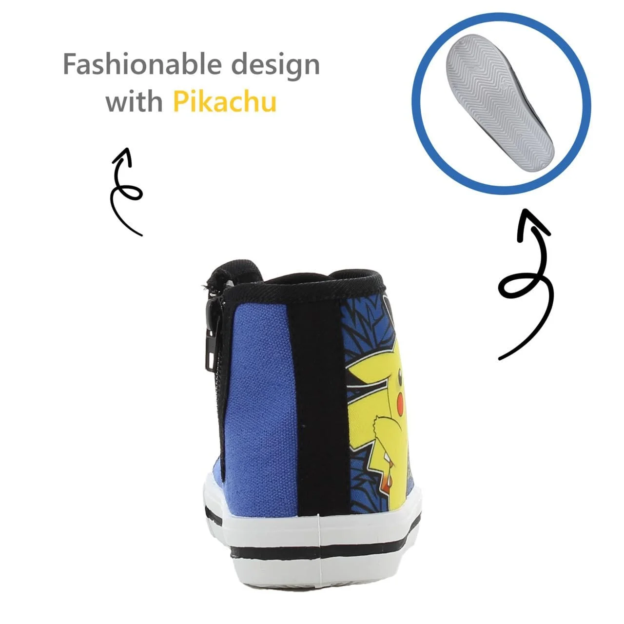 Обувь Leomil Pokémon для мальчиков Pikachu, идеально подходит для школы и досуга, фото №7 Обувь Leomil Pokémon для мальчиков Pikachu, идеально подходит для школы и досуга, фото №7